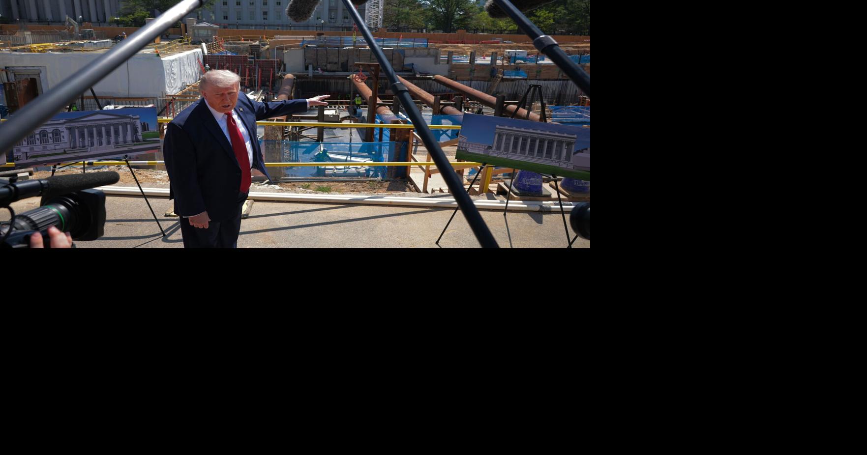Trump asks Supreme Court to let him build ballroom, citing national security needs and architectural values
