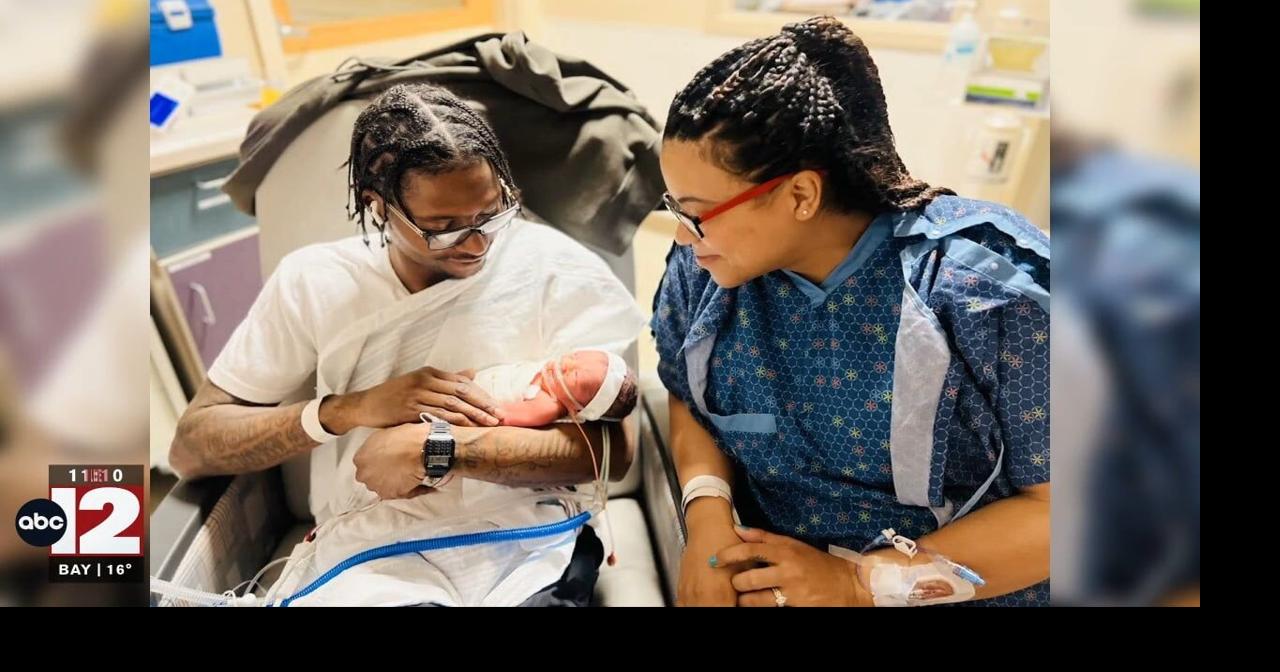 Hurley Medical Center welcomes first baby of 2026 | Local | abc12.com