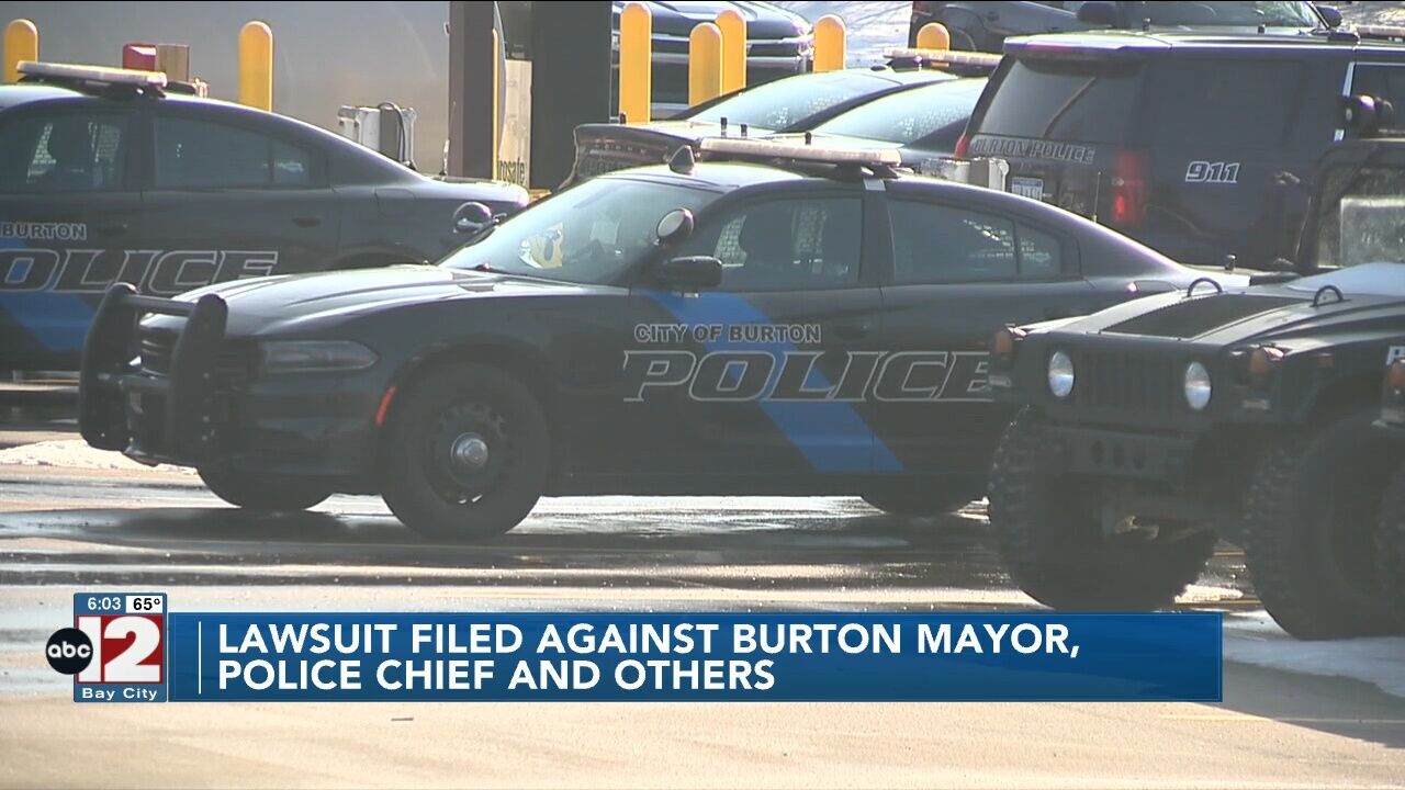 Fired and demoted Burton police officers sue city officials