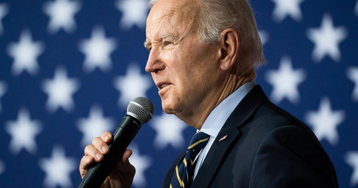Biden not hurt after falling at Air Force Academy commencement
