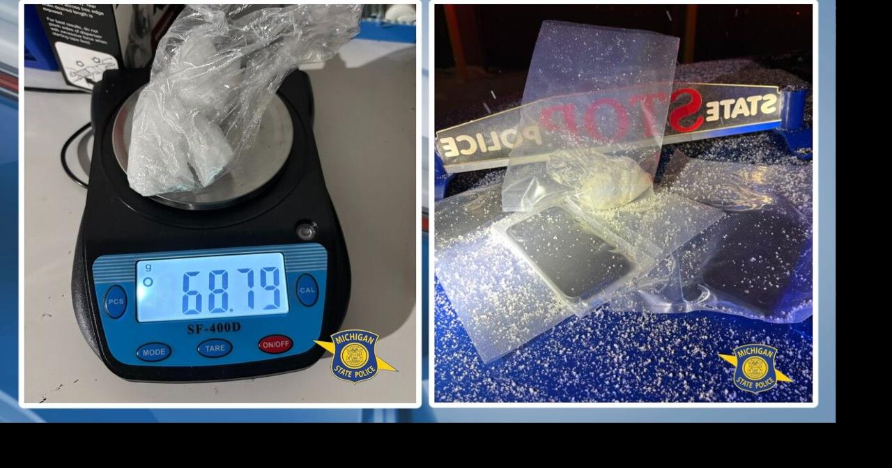 Michigan State Police find meth in vehicle carrying Saginaw men