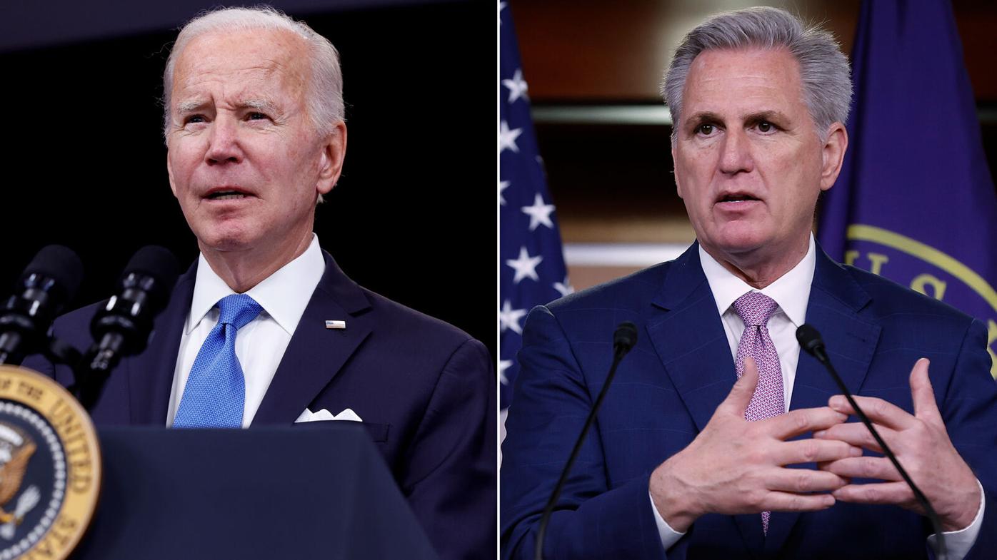 McCarthy hopeful after first meeting with Biden on debt limit | Politics |  abc12.com