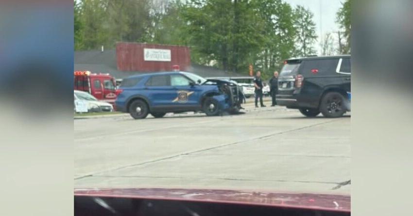 Michigan trooper, motorist recovering after Saginaw crash