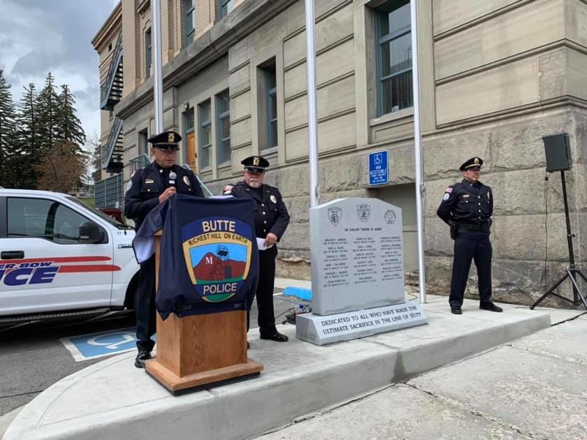 Butte Police Host Dedication Ceremony For Fallen Officer Memorial Abc Fox Butte 3908