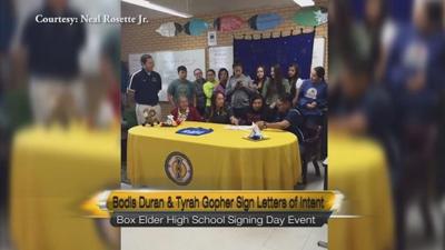 Two Box Elder Athletes Sign Letters of Intent