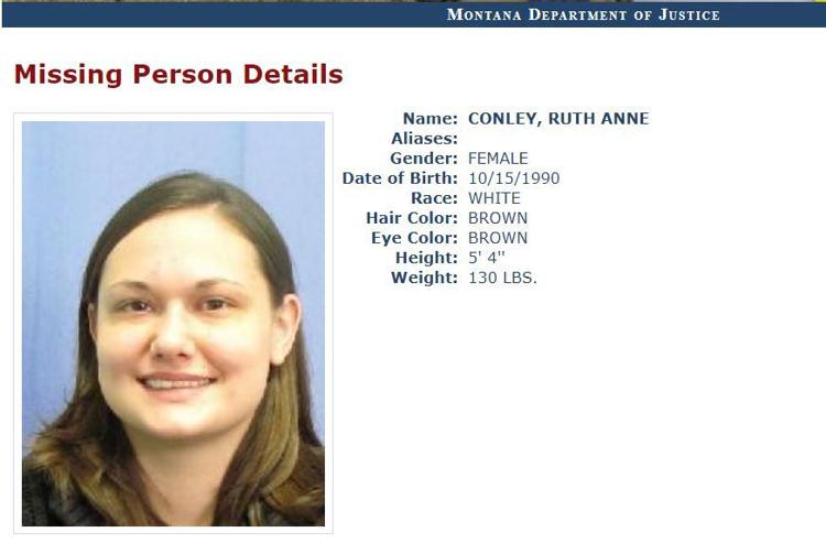 Found Safe MT Ruth Anne Conley, 28, Plains, Sanders County, 5 Sep