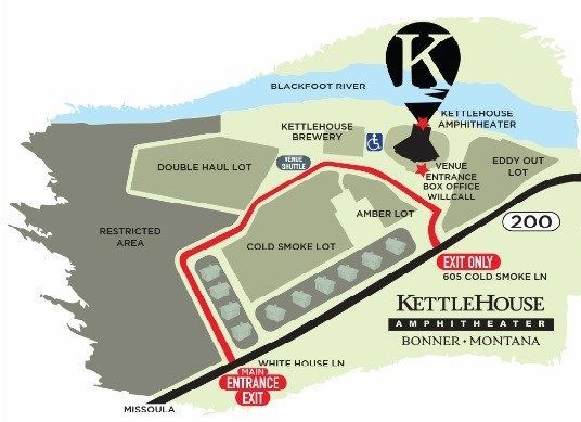 Here's where to park at the first concert in Kettlehouse ...