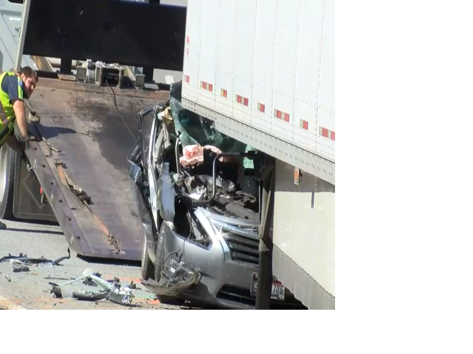 Two In Critical Condition After Semi Trailer Comes Unhitched Crashes Head On Into Car On 1553