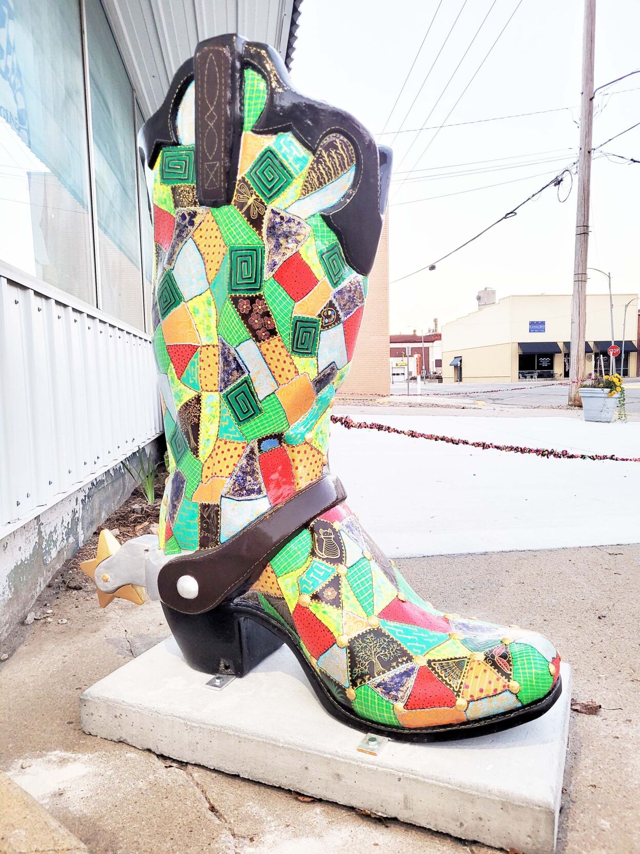 Painted cowboy sales boots