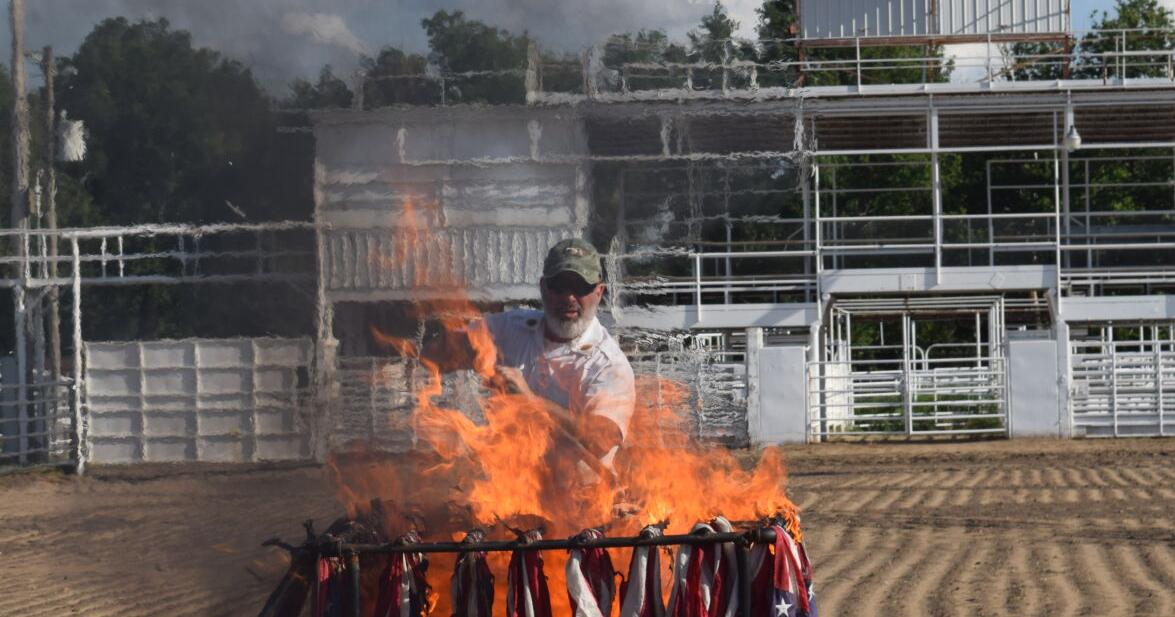 Flags honored: over 600 flags retired during Flag Day in Abilene | News ...