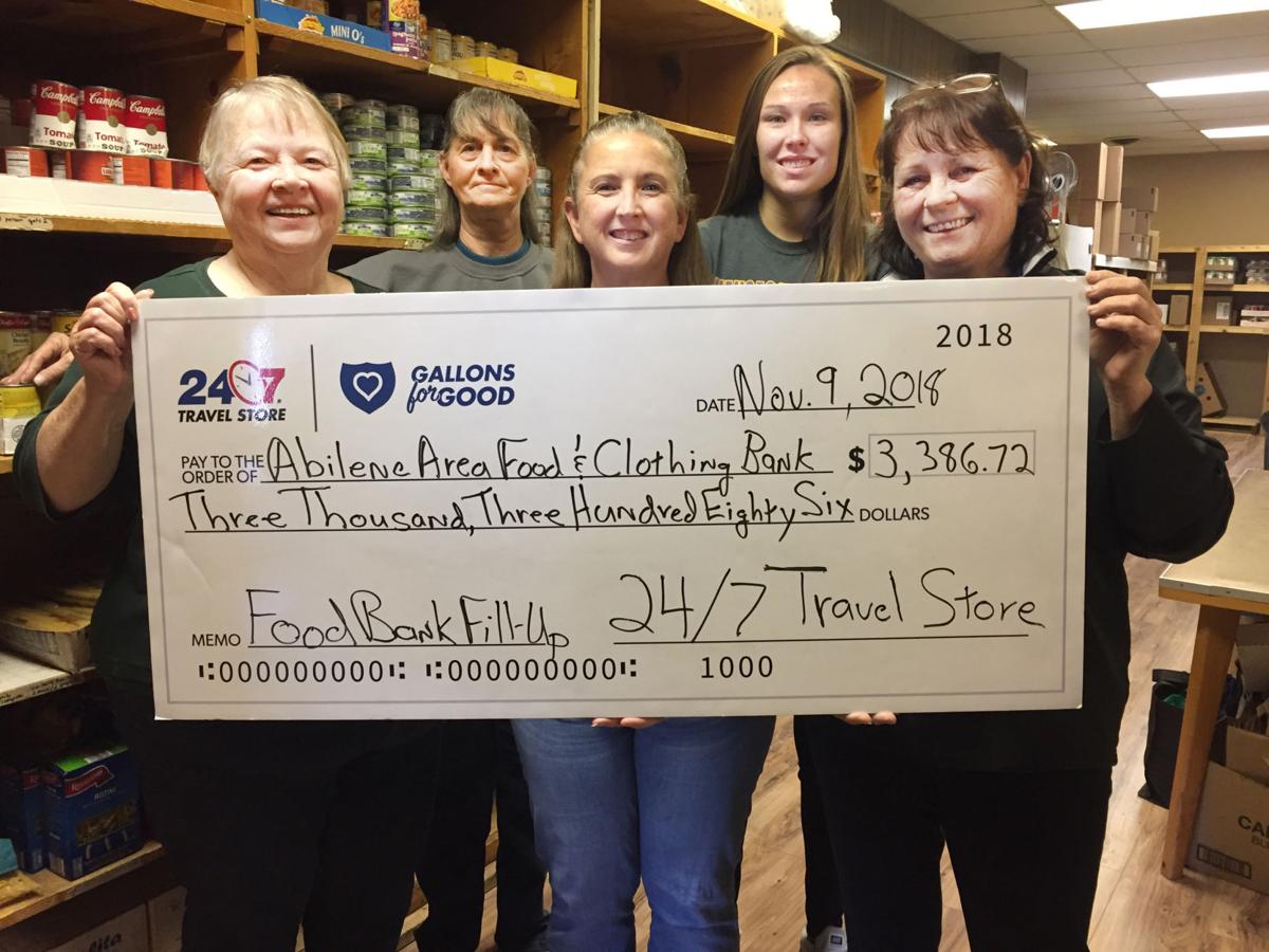 24 7 Donates To Food Clothing Banks News Abilene Rc Com