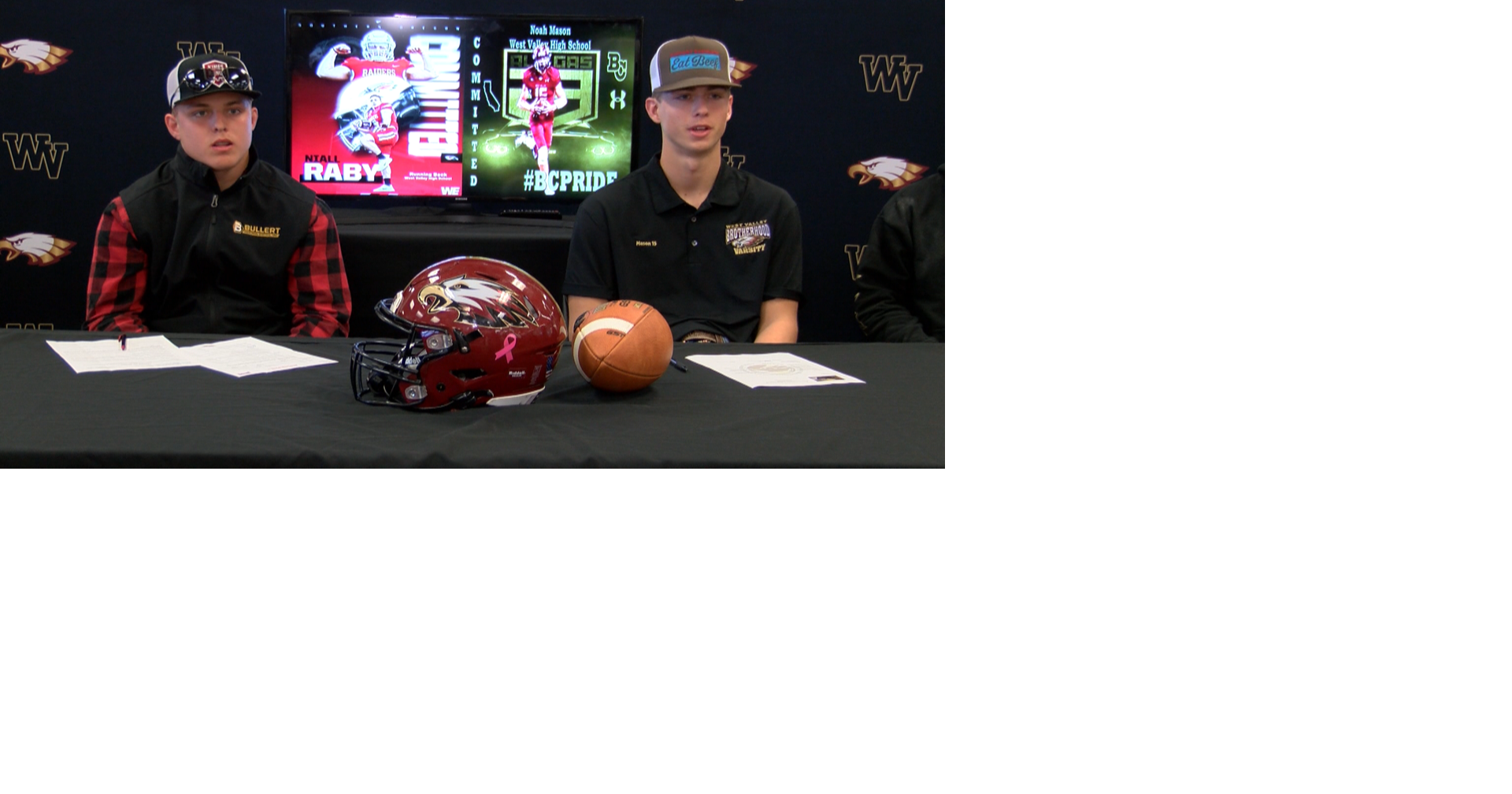 West Valley football duo ready to tackle the next level | News ...