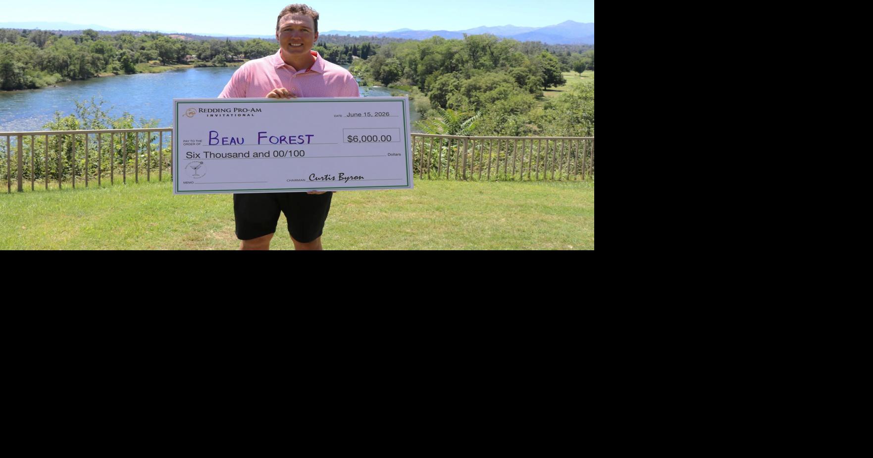Redding golfer Beau Forest is crowned champion at 2026 Redding Pro-Am Tournament