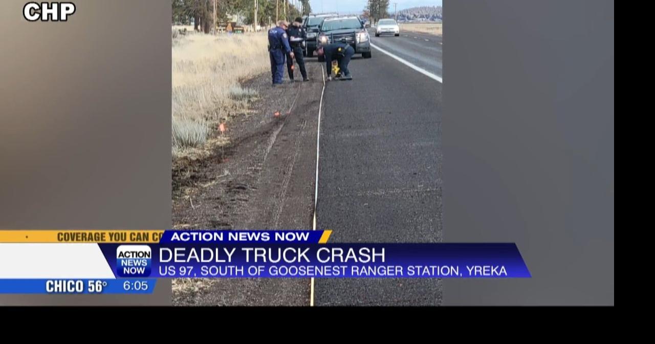 Log truck driver found dead at single vehicle crash in Yreka Video