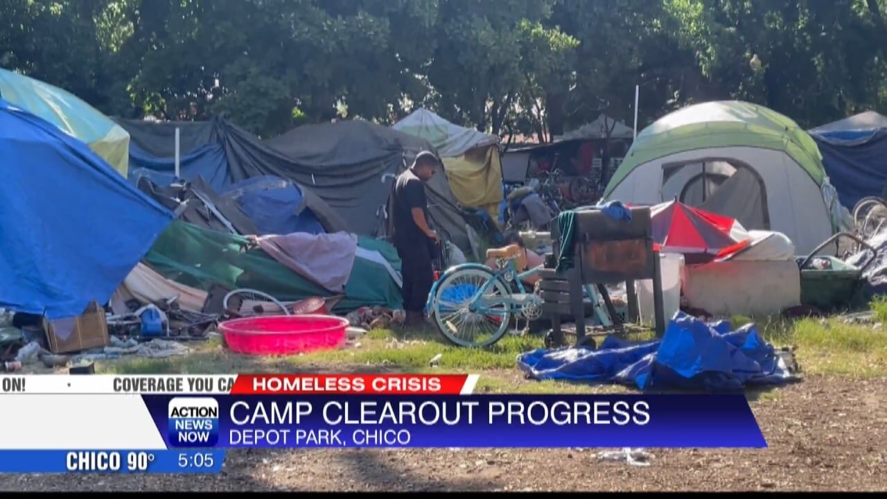 Depot Park camp clear out planned for Thursday