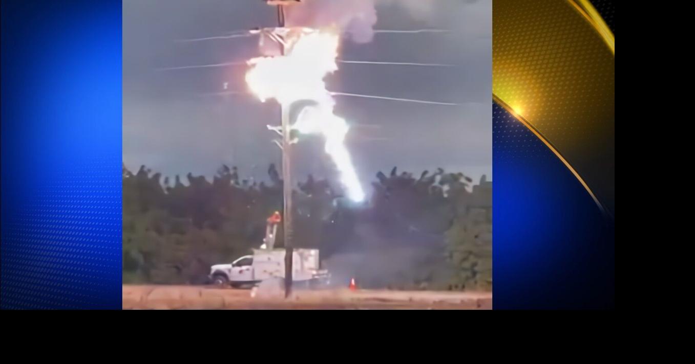 PG&E worker uninjured by electric flashover, cause of Sunday outages