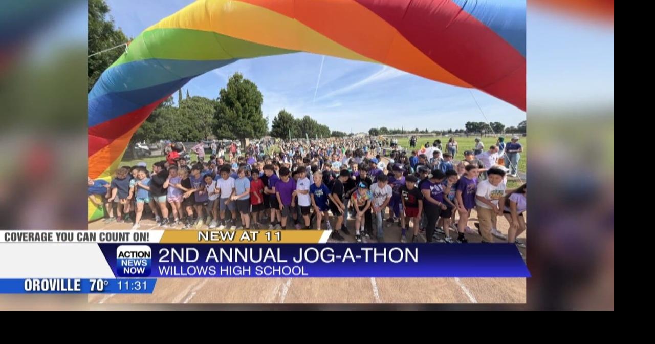Students run for funds at Willows school's 2nd annual Jog-A-Thon