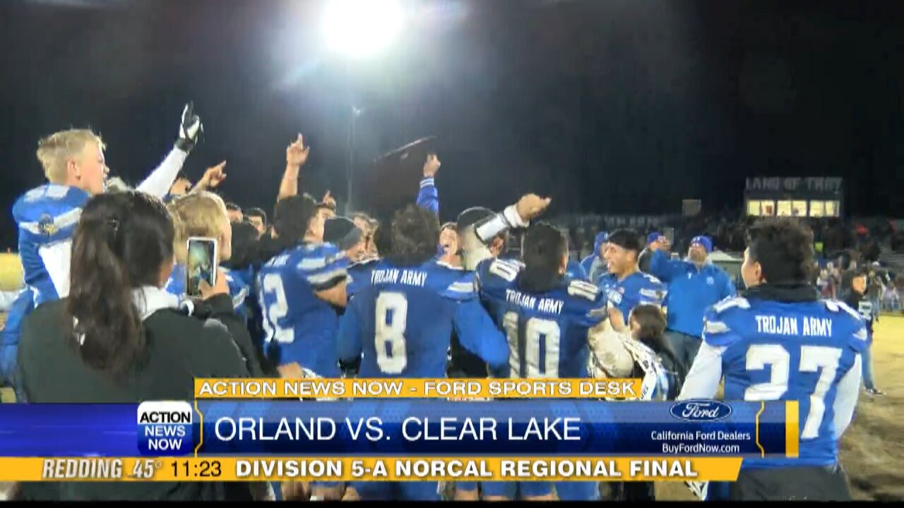 Orland Football beats Clear Lake, advances to first-ever State Championship game Video actionnewsnow