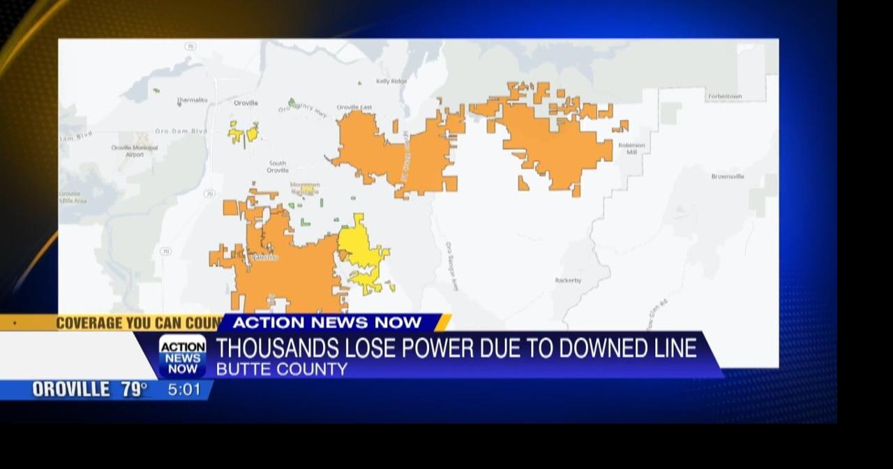 Downed power line results in thousands without power | Video ...