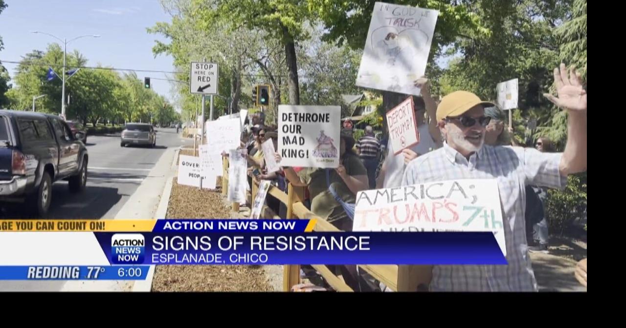 ‘Signs of Resistance’ protest draws hundreds in Chico | News ...