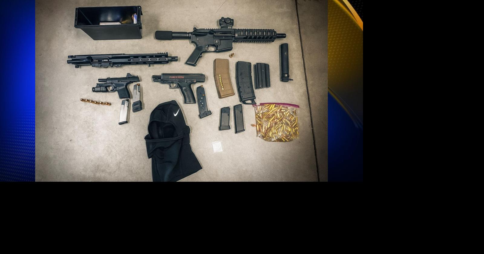 Three arrested after firearms, ammunition found during traffic stop in ...