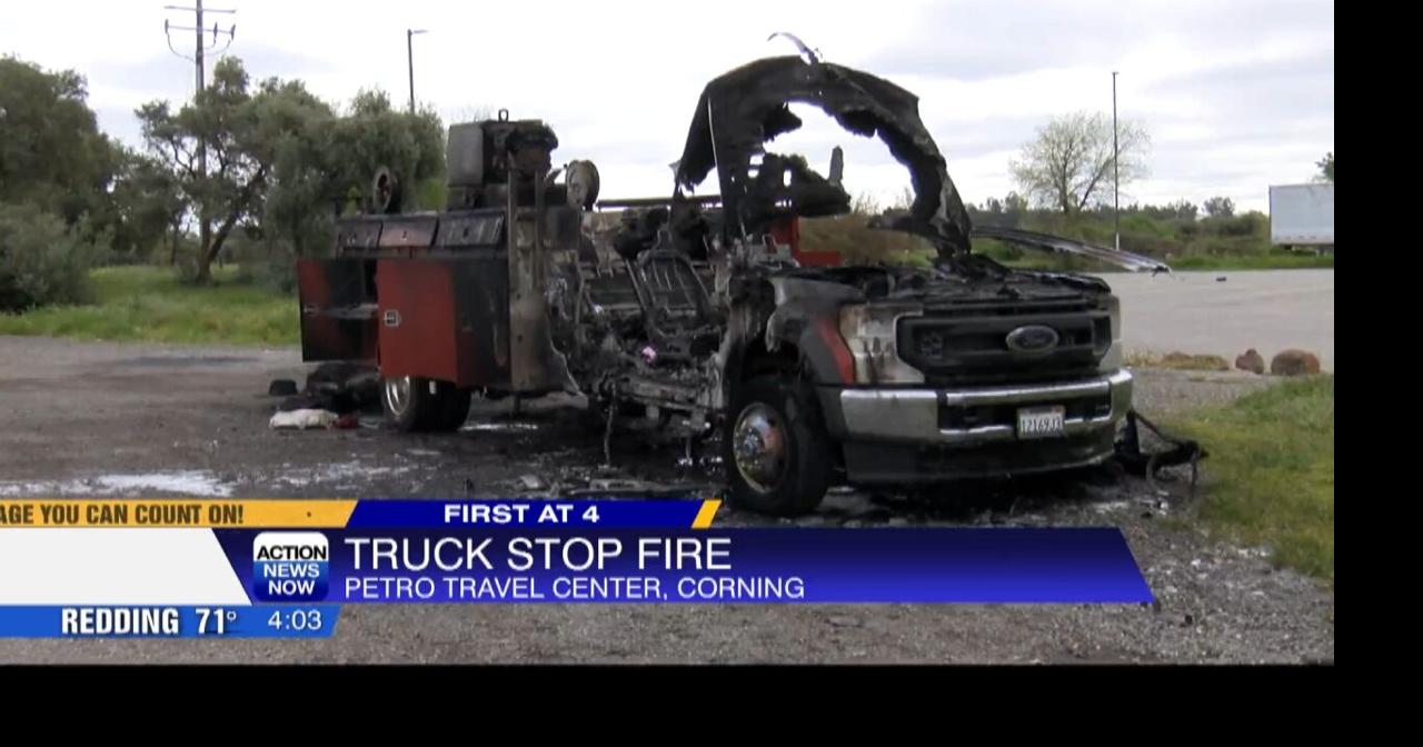 2 rushed to hospital after truck fire in Corning Local