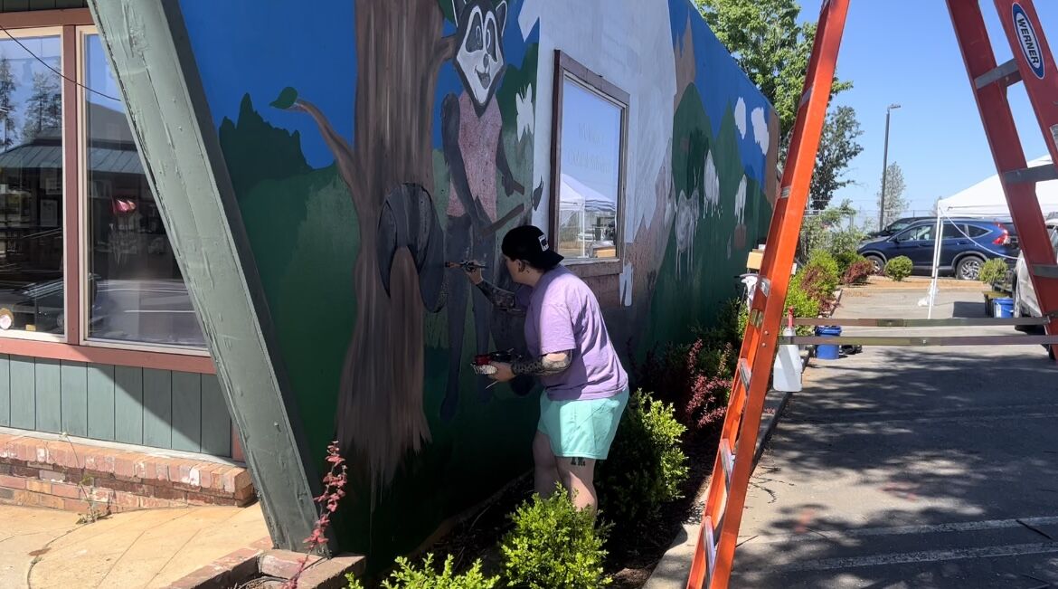 Local Artist Working On Paradise Wildfire Safety Mural News   6466c9b45f8b3.image 