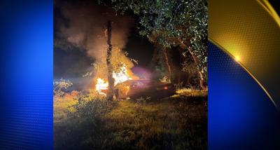 Police Man Rescued After Crashing His Car And Tumbling Over A Cliff During Pursuit News Actionnewsnow Com