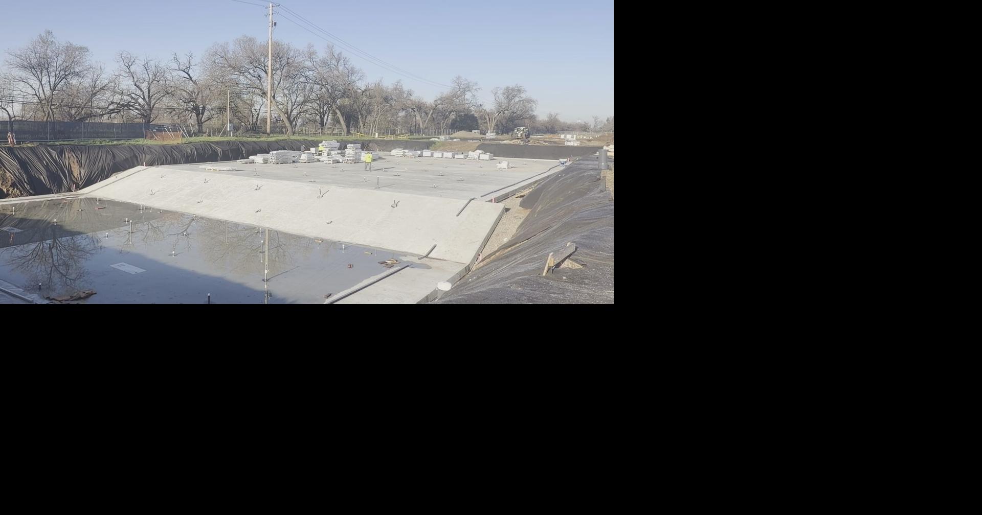 Chico aquatic center construction advances as third pool arrives