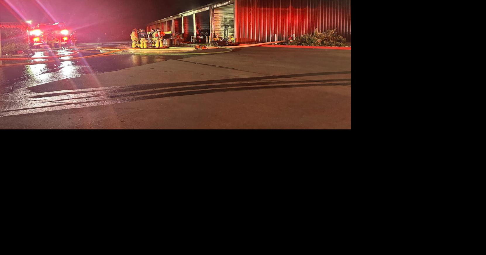 Fire tears through Redding storage facility Sunday night | News ...