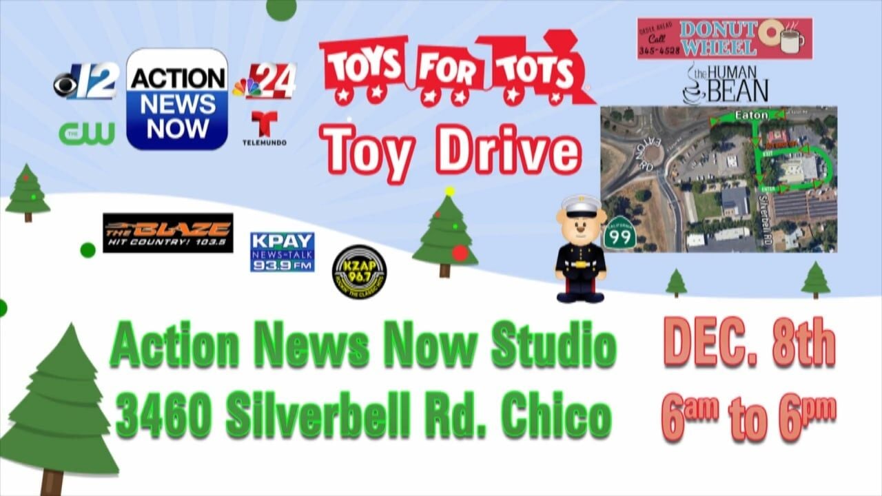 In two days Action News Now will host a toy drive at our station in Chico