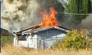 Firefighters Contain Oroville Garage Blaze, Prevent Spread to Residence