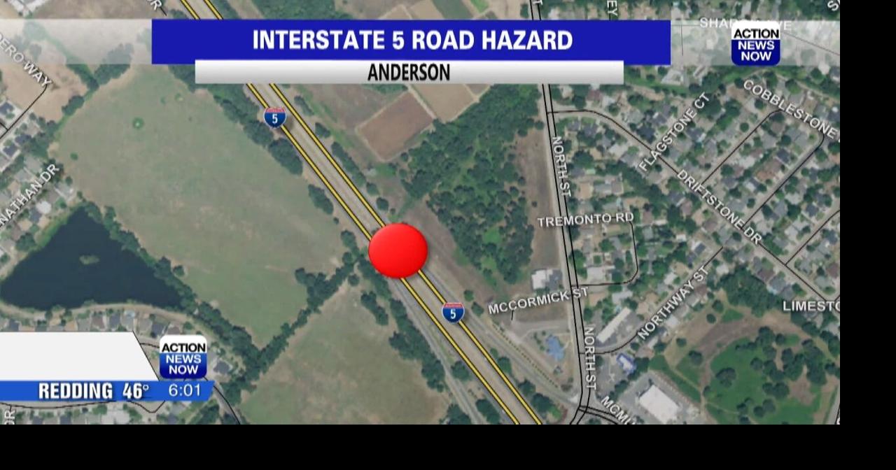 Metal rim in road causes tire damage, oil spill on I-5 in Anderson ...