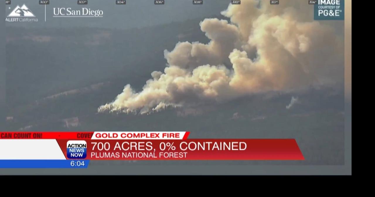 Gold Complex Fire: 700 acres, 0% containment | Video | actionnewsnow.com