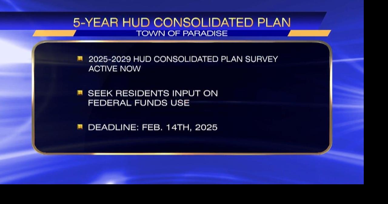 Paradise residents asked to fill out HUD survey to plan the next five ...