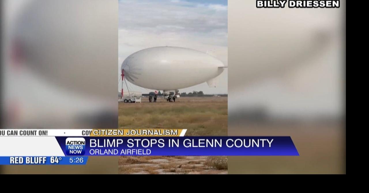 Giant airship 'Pathfinder 1' flies over Northern California