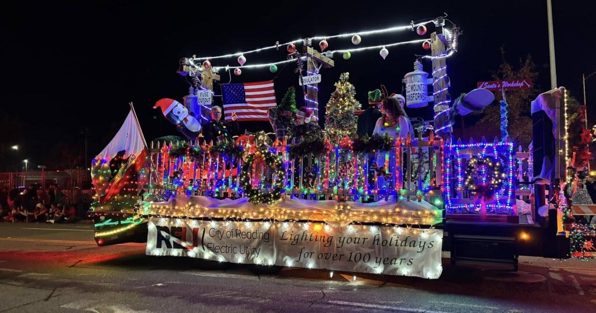 Rudding Christmas Redding's Christmas Parade lit up with joy and cheer | News ...