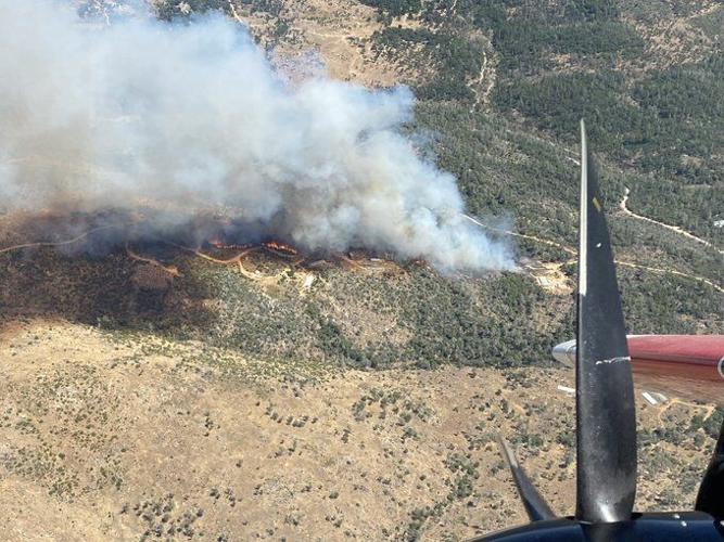Turkey Fire at 65 acres, 90 containment Fire Watch