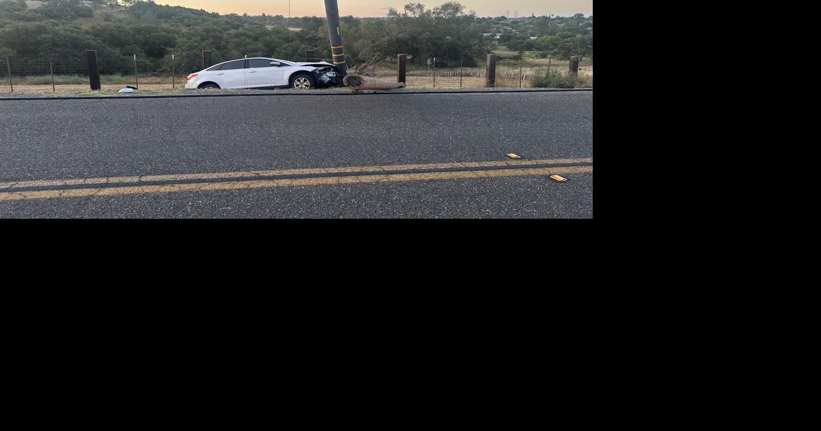 Crash into pole knocks out power in Oroville Monday morning | News ...