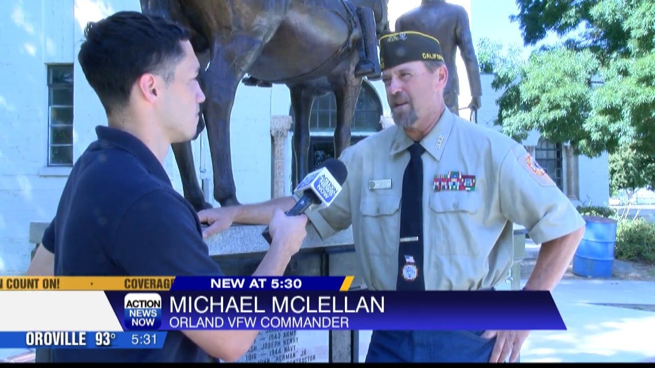 Patriot Guard escorts remains of sailor killed at Peral Harbor from  Sacramento to Redding