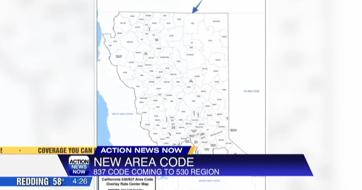 New 837 Area Code Could Be Assigned To Those Living In The 530 Area New 837 area code could be assigned to those living in the 530 area