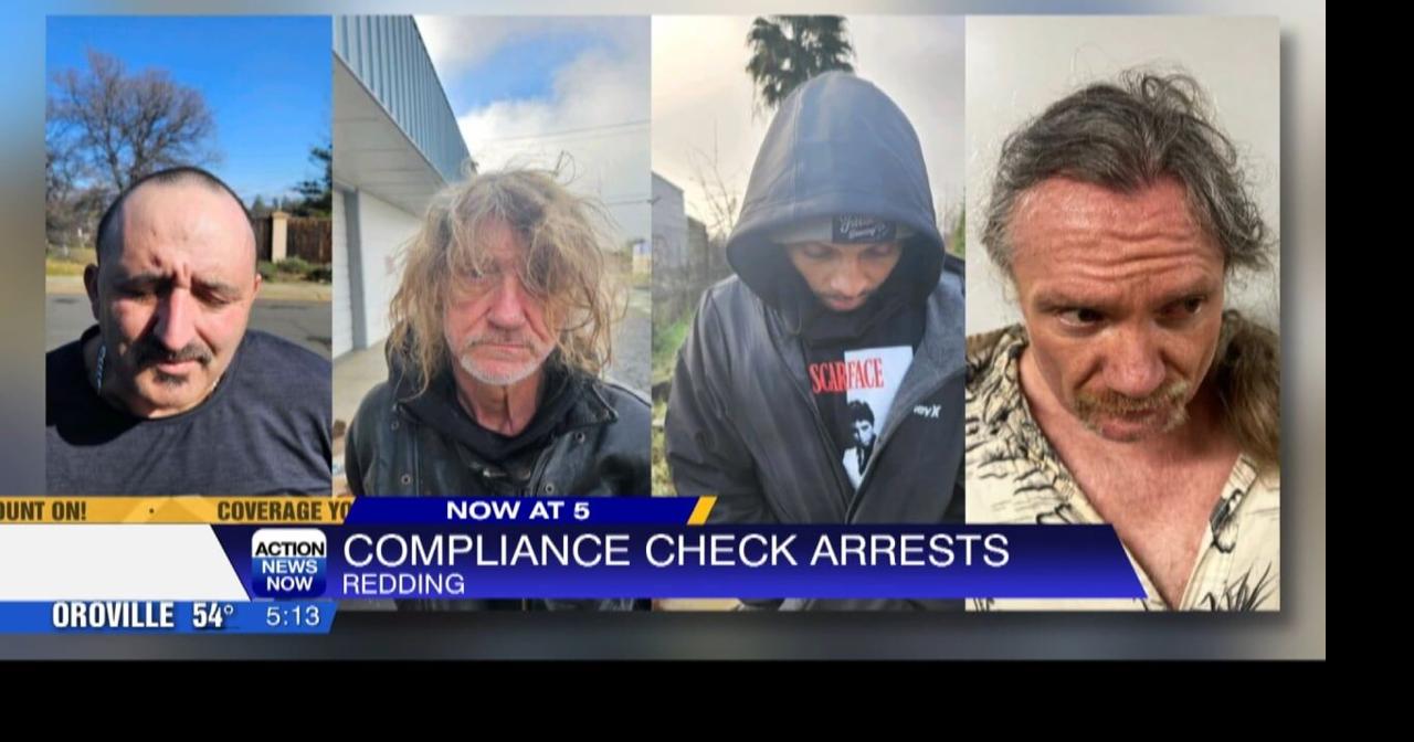 Compliance checks led to several arrests in Redding Video