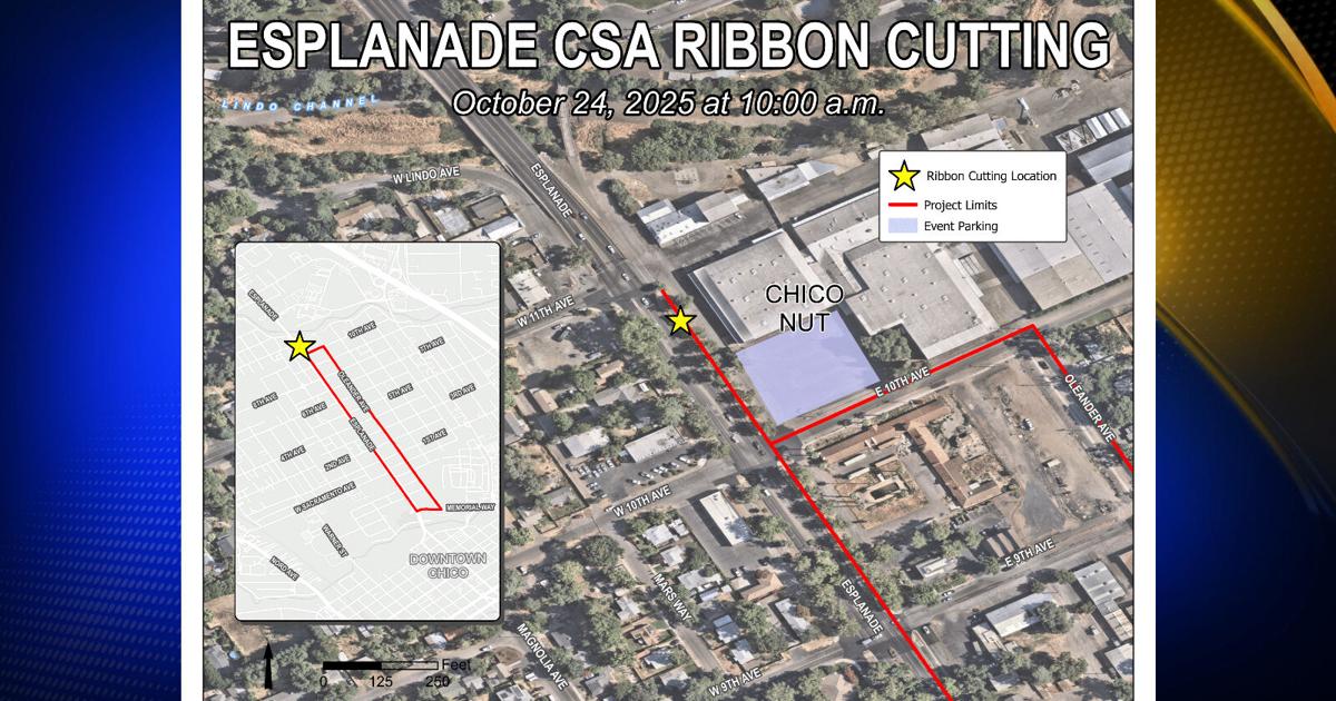 Chico Ribbon City of Chico to hold ribbon-cutting ceremony for completion of the ...
