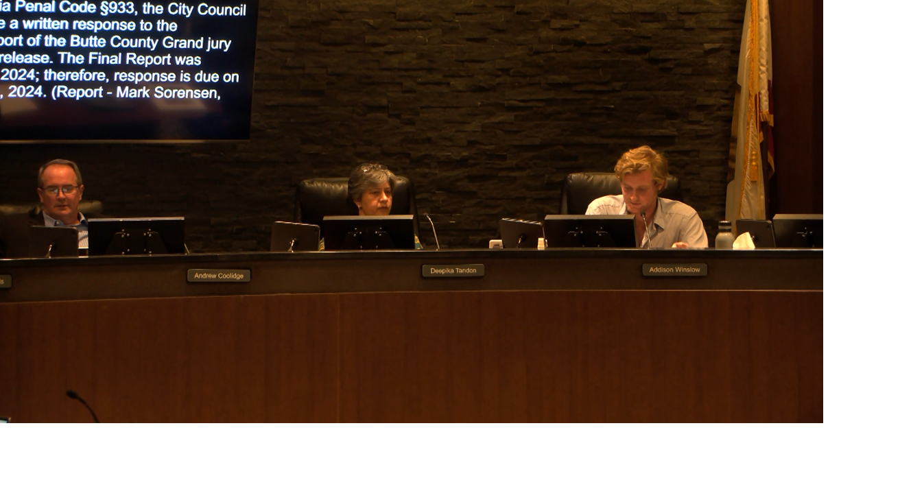 Chico City Council adopted a response to the Grand Jury report to its ...