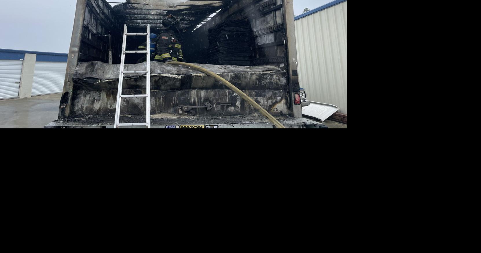 Fire crews knock down commercial vehicle fire | News | actionnewsnow.com