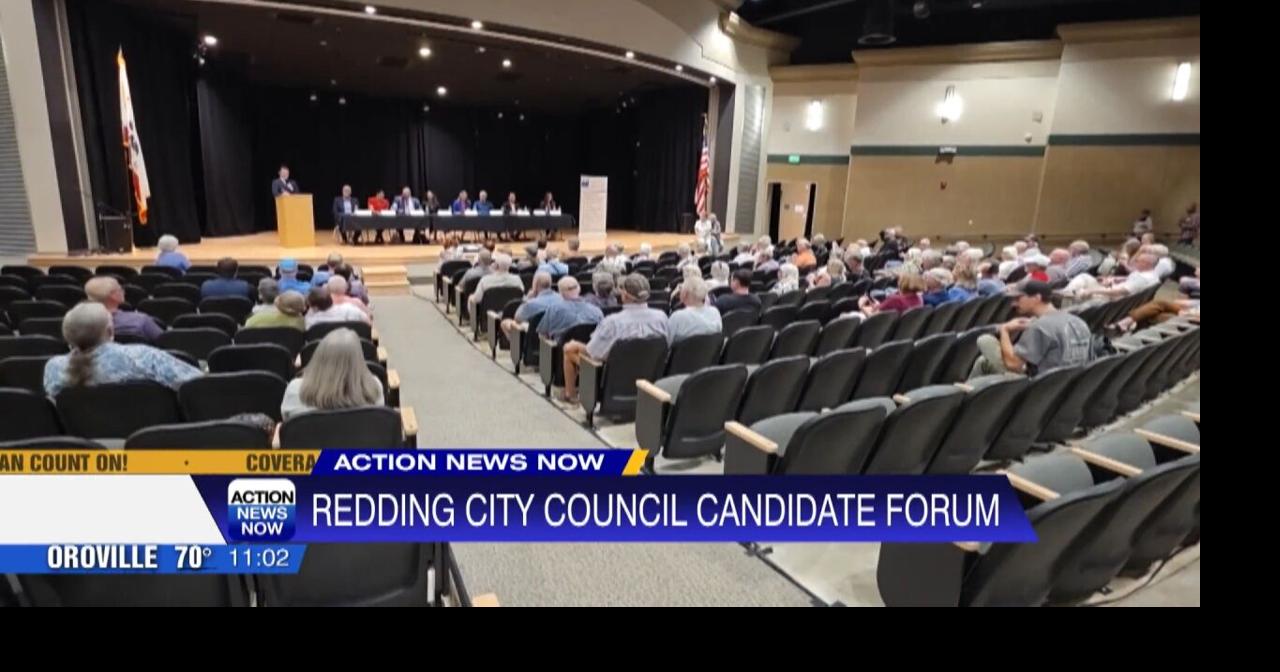 Redding voters size up city council candidates at live forum