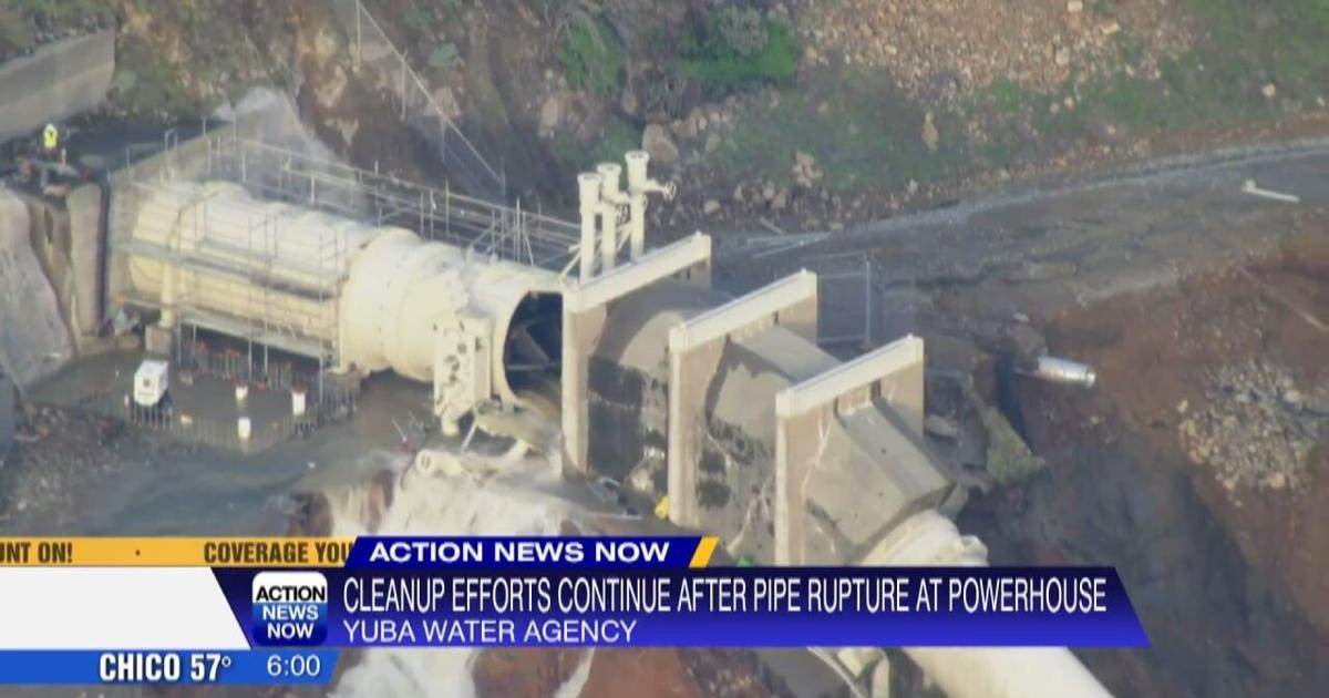 Colgate Dam Crews assessing damage after major penstock pipe failure at New Colgate ...