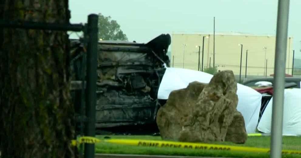 Oroville man dies in fiery car crash after chase at Travis Air Force ...