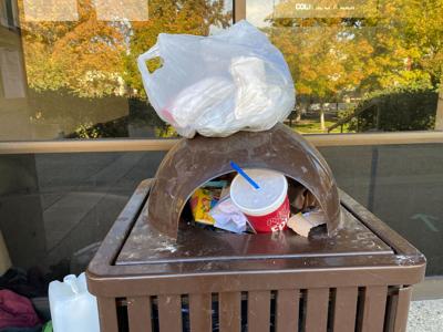 Piling trash causing sight and smell problem in downtown Chico