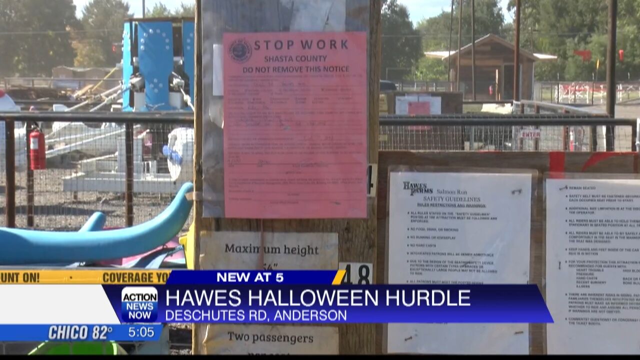 Several rides, the corn maze, and food court red tagged at Hawes Farms |  Video | actionnewsnow.com
